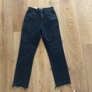 AGOLDE washed black Riley Jean